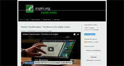 Desktop Screenshot of expri.org